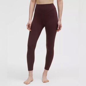 NWT Lululemon Wunder Under SmoothCover High-Rise Tight 25” – Size 14 – Plum